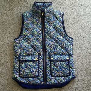 J Crew Liberty print Vest